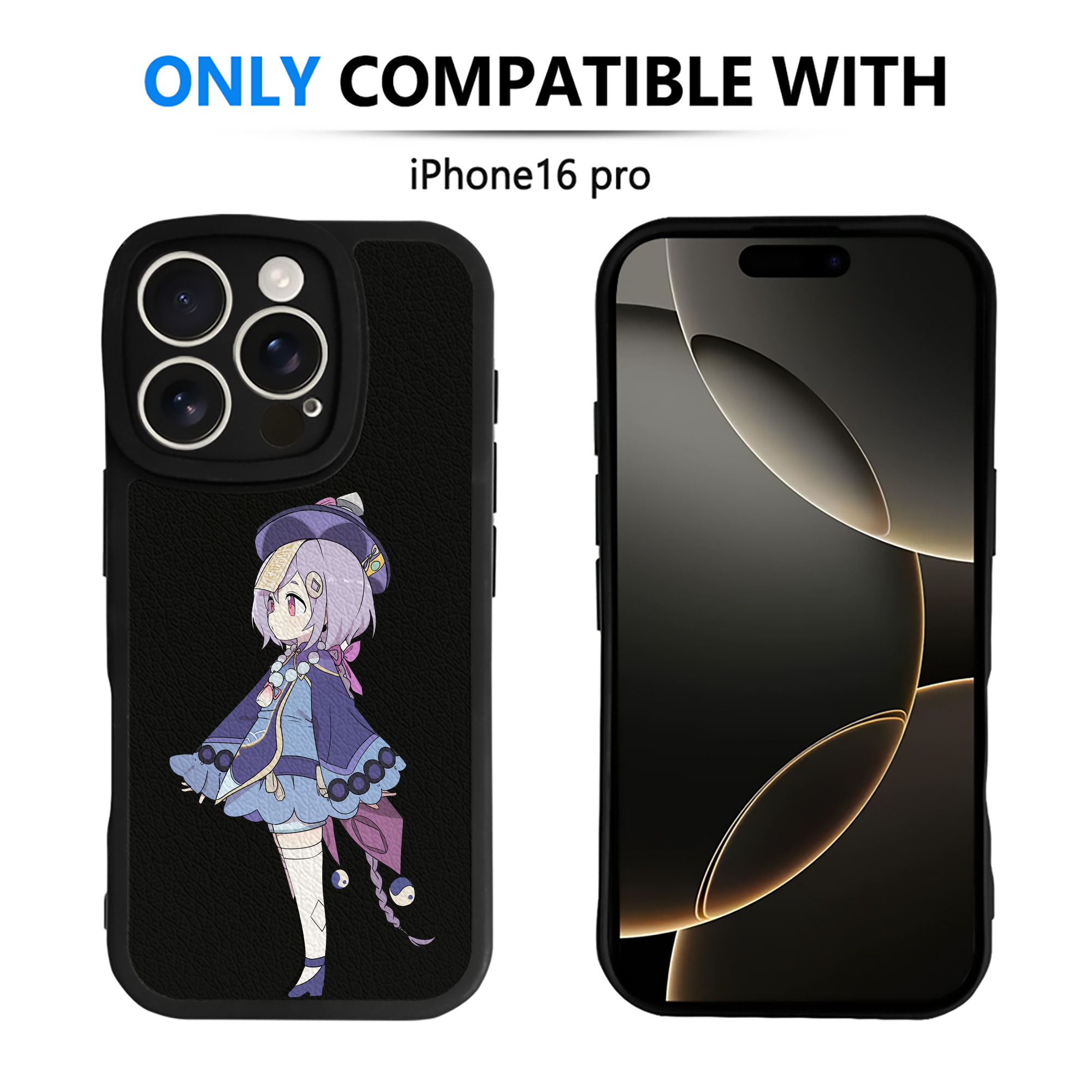 げんし神 七七 なな  genshin Nana 【iPhone 16シリーズ対応】シリコンスマホケース（レザー調） 材質：シリコン